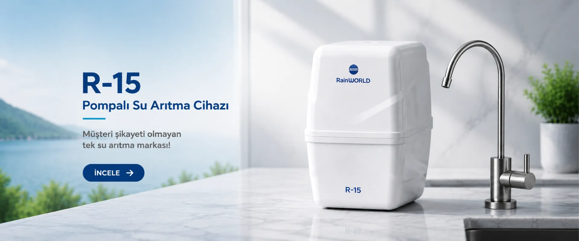 R-15 Pompalı Su Arıtma Cihazı